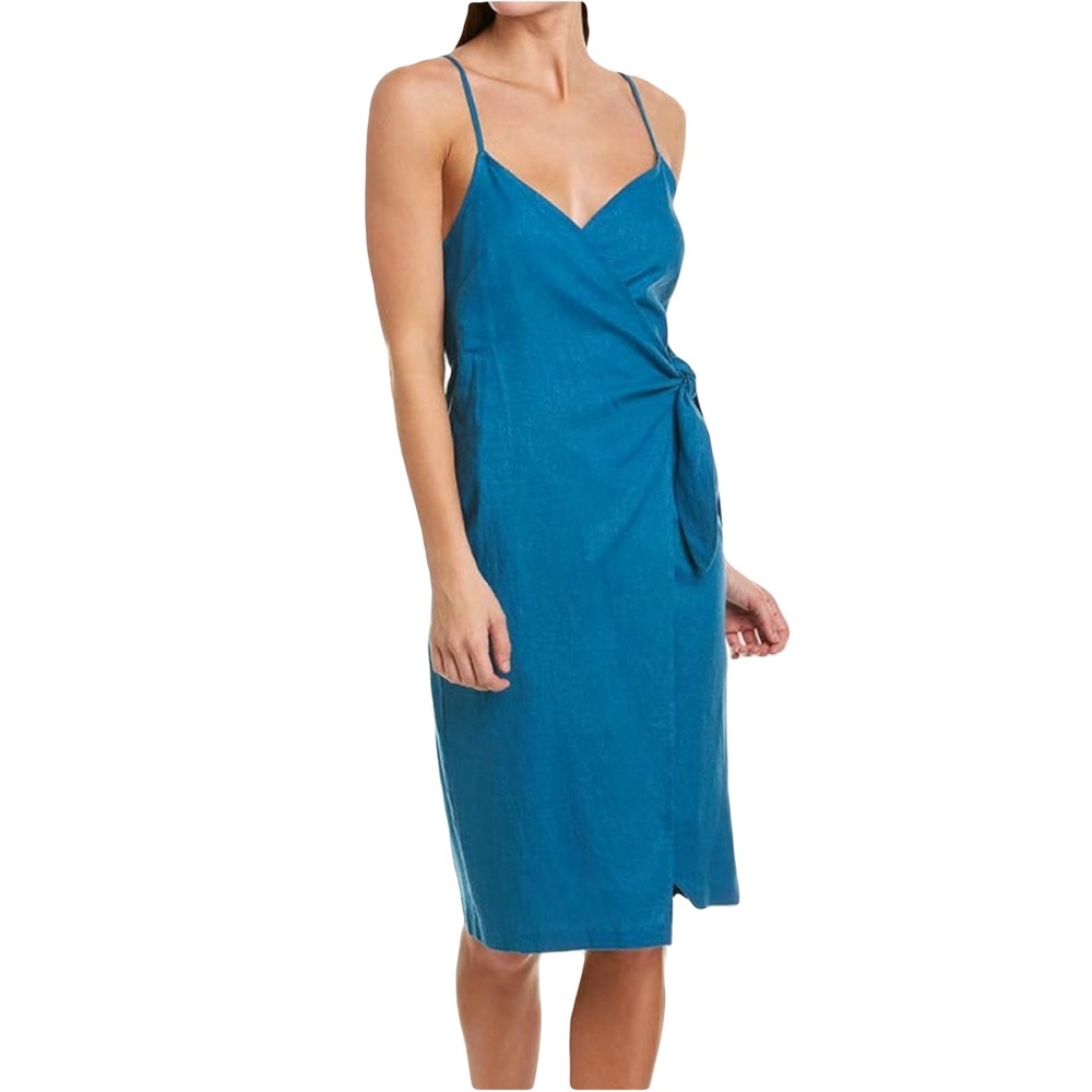 Bcbgeneration Linen Wrap Dress